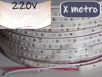 TIRA DE LEDS 2835 120 LEDS/M X 1 METRO 220V BLANCO FRIO 8MM