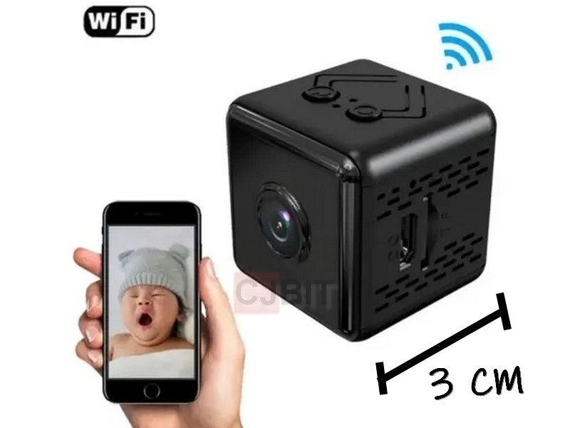 Mini Cámara Espía Base Magnética Wifi Recargable Full Hd App