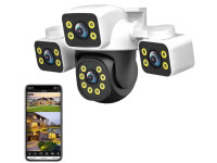 CAMARA DOMO 2 CAMARAS FIJAS MAS MOVIL APTA EXTERIOR WIFI P2P CAMARA DOMO 2 CAMARAS FIJAS MAS MOVIL APTA EXTERIOR WIFI P2P