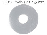 CINTA PARA PEGAR DOBLE FAZ 18 MM X 5 METROS