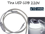 TIRA DE LED COB X 10 METROS 220V BLANCO FRIO
