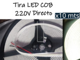 TIRA DE LED FCOB X 10 METROS 220V BLANCO NEUTRO