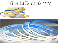 TIRA DE LED COB X 5 METROS 12V BLANCO FRIO