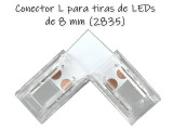 CONECTOR HEBILLA L PARA TIRAS DE LEDS 2835
