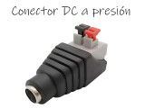 CONECTOR FICHA PLUG HEMBRA ALIMENTACION DC A PRESION