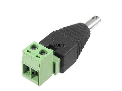 CONECTOR FICHA PLUG MACHO ALIMENTACION DC