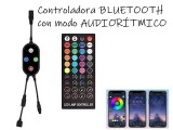 CONTROLADORA RGB BLUETOOTH CON MODO AUDIORÍTMICO CON CONTROL REMOTO