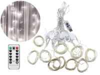 CORTINA ALAMBRE 3 X 3 MTS BLANCO FRIO CON CONTROL REMOTO USB CORTINA ALAMBRE 3 X 3 MTS BLANCO FRIO CON CONTROL REMOTO USB