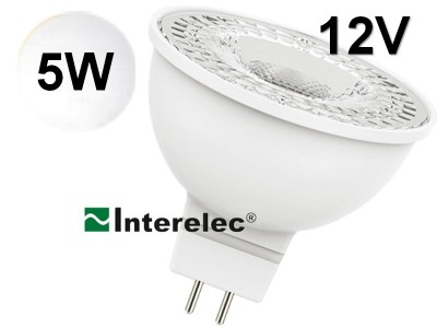 DICROICA LED 5W 12V GU5.3 "INTERELEC" BLANCO FRIO