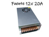 FUENTE 12V 20A C/ BORNERA