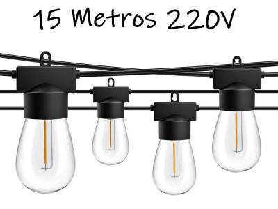 GUIRNALDA 15 METROS 15 LAMPARAS 220V GUIRNALDA 15 METROS 15 LAMPARAS 220V