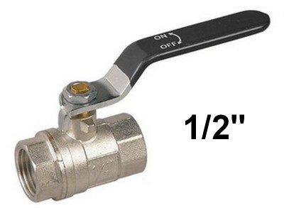 LLAVE DE PASO 1/2" METALICA PARA AGUA