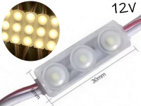 MODULO DE 3 LEDS 2809 APTO PARA USO EN EXTERIOR BLANCO CALIDO MODULO DE 3 LEDS 2809 APTO PARA USO EN EXTERIOR BLANCO CALIDO