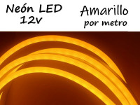 NEON LED 5MM X 11MM 12V POR METRO AMARILLO