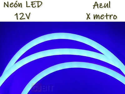 NEON LED 5MM X 11MM 12V POR METRO AZUL