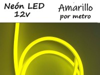 NEON LED 12V POR METRO AMARILLO