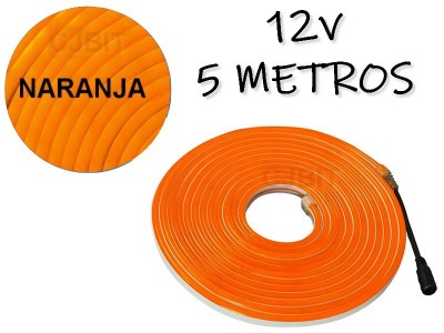 NEON LED 12V 5 METROS NARANJA