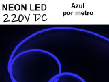 NEON LED 220V DC POR METRO AZUL