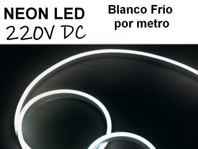 NEON LED 6MM X 12MM 220V DC POR METRO BLANCO FRIO NEON LED 6MM X 12MM 220V DC POR METRO BLANCO FRIO