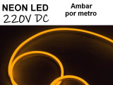 NEON LED 220V DC POR METRO AMBAR