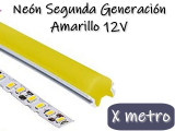 NEON LED SEGUNDA GENERACION 12V POR METRO AMARILLO