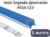 NEON LED SEGUNDA GENERACION 12V POR METRO AZUL