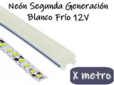 NEON LED SEGUNDA GENERACION 12V POR METRO BLANCO FRIO