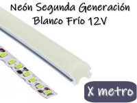 NEON LED SEGUNDA GENERACION 12V POR METRO BLANCO FRIO