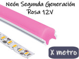 NEON LED SEGUNDA GENERACION 12V POR METRO ROSA