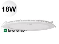 PANEL LED 18W  BLANCO FRIO MARCO BLANCO "INTERELEC"