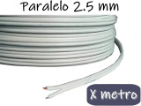 CABLE PARALELO 2.5 MM NEGRO X METRO