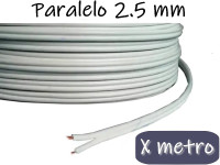 CABLE PARALELO 2.5 MM NEGRO X METRO