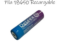 PILA 18650 RECARGABLE CON TETON