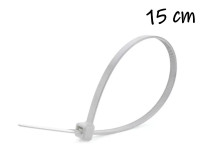  BOLSA X 100  PRECINTOS BLANCO 3.6 MM X 15 CM