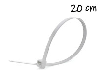  BOLSA X 100  PRECINTOS BLANCO 3.6 MM X 20 CM