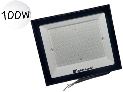 REFLECTOR LED 100W 220V BLANCO FRIO INTERELEC