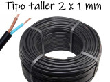 CABLE TIPO TALLER BIPOLAR 1 MM X METRO