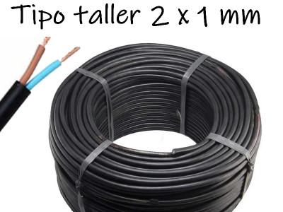 CABLE TIPO TALLER BIPOLAR 1 MM X METRO