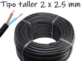 CABLE TIPO TALLER BIPOLAR 2,5 MM X METRO