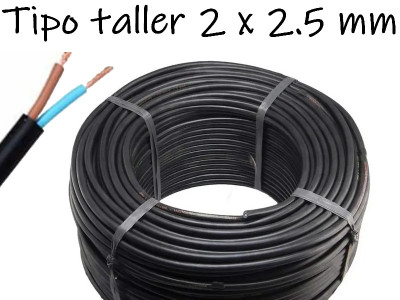 CABLE TIPO TALLER BIPOLAR 2,5 MM X METRO
