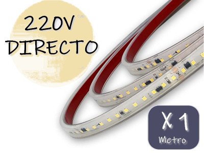 TIRA DE LEDS 2835 120 LEDS/M X 1 METRO 220V BLANCO NEUTRO