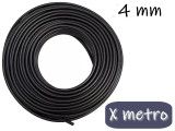 CABLE UNIPOLAR 4 MM X METRO NEGRO