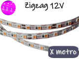 TIRA DE LEDS ZIGZAG 2835 120 LEDS POR METRO INTERIOR 12V VIOLETA