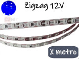 TIRA DE LEDS ZIGZAG 2835 120 LEDS POR METRO INTERIOR 12V AZUL