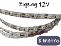 TIRA DE LEDS ZIGZAG 2835 120 LEDS POR METRO INTERIOR 12V BLANCO FRIO TIRA DE LEDS ZIGZAG 2835 120 LEDS POR METRO INTERIOR 12V BLANCO FRIO