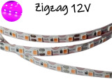TIRA DE LEDS ZIGZAG 2835 120 LEDS POR METRO INTERIOR 12V VIOLETA