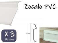 ZOCALO PVC BLANCO X 3 METROS